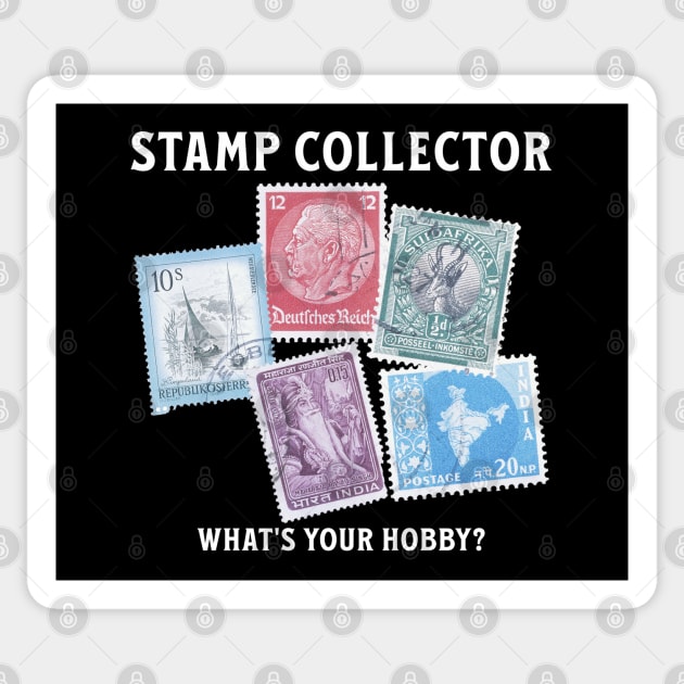 Stamp Collector, What’s your hobby? Sticker by HolidayBug